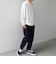 【WEB限定】SHIPS any: 〈撥水加工〉Teflon EcoElite(TM) ナイロンポケット Tシャツ (ロンT)◇
