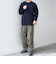 【WEB限定】SHIPS any: 〈撥水加工〉Teflon EcoElite(TM) ナイロンポケット Tシャツ (ロンT)◇