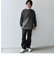 SHIPS any: カラーミックスコード トーン オン トーン デザイン Tシャツ【a-nylon】◇
