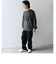 SHIPS any: カラーミックスコード トーン オン トーン デザイン Tシャツ【a-nylon】◇