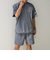 【WEB限定】SHIPS any:〈洗濯機可能〉ワッシャーナイロン スピンドル Tシャツ＋イージーショーツ セットアップ◇