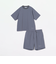 【WEB限定】SHIPS any:〈洗濯機可能〉ワッシャーナイロン スピンドル Tシャツ＋イージーショーツ セットアップ◇