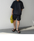 【WEB限定】SHIPS any:〈洗濯機可能〉ワッシャーナイロン スピンドル Tシャツ＋イージーショーツ セットアップ◇