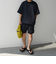【WEB限定】SHIPS any:〈洗濯機可能〉ワッシャーナイロン スピンドル Tシャツ＋イージーショーツ セットアップ◇