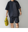 【WEB限定】SHIPS any:〈洗濯機可能〉ワッシャーナイロン スピンドル Tシャツ＋イージーショーツ セットアップ◇