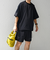 【WEB限定】SHIPS any:〈洗濯機可能〉ワッシャーナイロン スピンドル Tシャツ＋イージーショーツ セットアップ◇