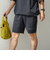【WEB限定】SHIPS any:〈洗濯機可能〉ワッシャーナイロン スピンドル Tシャツ＋イージーショーツ セットアップ◇