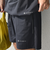 【WEB限定】SHIPS any:〈洗濯機可能〉ワッシャーナイロン スピンドル Tシャツ＋イージーショーツ セットアップ◇