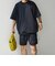 【WEB限定】SHIPS any: ワッシャーナイロン スピンドル Tシャツ＋イージーショーツ セットアップ