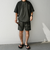 【WEB限定】SHIPS any:〈洗濯機可能〉ワッシャーナイロン スピンドル Tシャツ＋イージーショーツ セットアップ◇