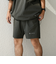 【WEB限定】SHIPS any:〈洗濯機可能〉ワッシャーナイロン スピンドル Tシャツ＋イージーショーツ セットアップ◇