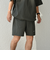 【WEB限定】SHIPS any:〈洗濯機可能〉ワッシャーナイロン スピンドル Tシャツ＋イージーショーツ セットアップ◇