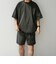 【WEB限定】SHIPS any: ワッシャーナイロン スピンドル Tシャツ＋イージーショーツ セットアップ