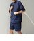 【WEB限定】SHIPS any:〈洗濯機可能〉ワッシャーナイロン スピンドル Tシャツ＋イージーショーツ セットアップ◇