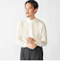 SHIPS:〈手洗い可能〉HANDFRAME 16ゲージ モックネック ニット