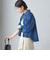 〈洗濯機可能〉ショート丈 デニム シャツ