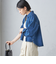 〈洗濯機可能〉ショート丈 デニム シャツ