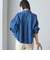 〈洗濯機可能〉ショート丈 デニム シャツ