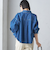 〈洗濯機可能〉ショート丈 デニム シャツ