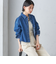 〈洗濯機可能〉ショート丈 デニム シャツ