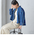 〈洗濯機可能〉ショート丈 デニム シャツ