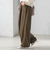 〈手洗い可能〉メランジ ツイル ドロスト パンツ