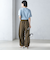 〈手洗い可能〉メランジ ツイル ドロスト パンツ