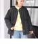 《追加予約》〈手洗い可能〉キルティング サイドジップ ブルゾン