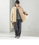 《追加予約》〈手洗い可能〉キルティング サイドジップ ブルゾン