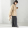 《追加予約》〈手洗い可能〉キルティング サイドジップ ブルゾン