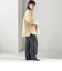 《追加予約》〈手洗い可能〉キルティング サイドジップ ブルゾン