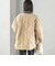 《追加予約》〈手洗い可能〉キルティング サイドジップ ブルゾン