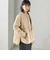 《追加予約》〈手洗い可能〉キルティング サイドジップ ブルゾン