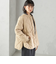 《追加予約》〈手洗い可能〉キルティング サイドジップ ブルゾン