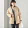 《追加予約》〈手洗い可能〉キルティング サイドジップ ブルゾン