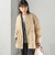 《追加予約》〈手洗い可能〉キルティング サイドジップ ブルゾン