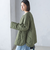 《追加予約》〈手洗い可能〉キルティング サイドジップ ブルゾン