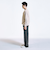 City Ambient Products:〈手洗い可能〉ループヤーン ワイドリブ Vネック ニット