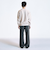 City Ambient Products:〈手洗い可能〉ループヤーン ワイドリブ Vネック ニット
