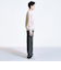 City Ambient Products:〈手洗い可能〉ループヤーン ワイドリブ Vネック ニット
