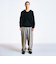 City Ambient Products:〈手洗い可能〉ループヤーン ワイドリブ Vネック ニット