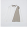 SHIPS: カラースラント パネル 長袖 Tシャツ