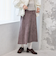 〈洗濯機可能〉コーデュロイ セミフレア スカート