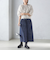 〈洗濯機可能〉コーデュロイ セミフレア スカート
