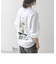 【WEB限定】SHIPS any: SNOOPY コラボ カルチャー グラフィック バック プリント Tシャツ (ロンT)◇