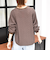 〈手洗い可能〉ランダムブルーゼ ロングスリーブ プルオーバー