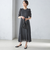 〈結婚式・パーティ〉troisiemechaco:カット ジャカード ワンピース