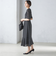 〈結婚式・パーティ〉troisiemechaco:カット ジャカード ワンピース