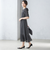 〈結婚式・パーティ〉troisiemechaco:カット ジャカード ワンピース