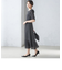 〈結婚式・パーティ〉troisiemechaco:カット ジャカード ワンピース